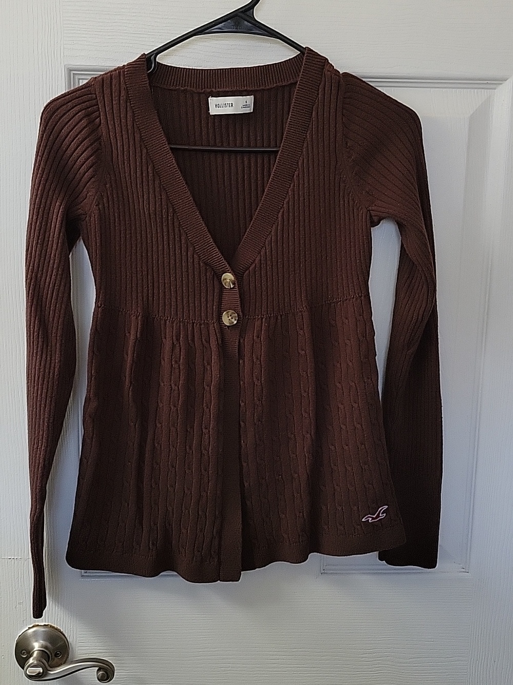 Hollister Babydoll Button Front Sweater